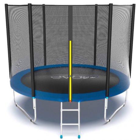 Батут с внешней сеткой и лестницей Evo Jump External 10ft Blue