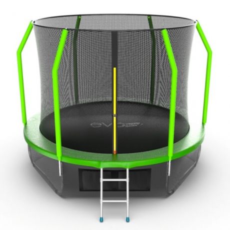 Батут с внутренней и нижней сетью Evo Jump Cosmo 10ft Lower net Green