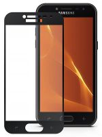Защитное стекло на Samsung J4 (2018) с рамкой(черное)