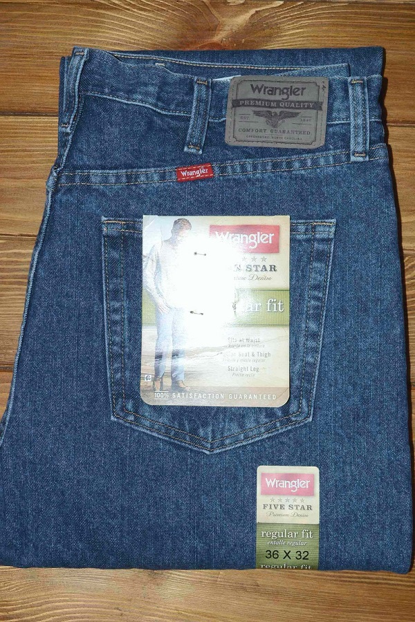 wrangler 5 star jeans regular fit