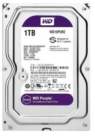 Жёсткий диск HDD 3.5" 1Tb Western Digital   WD10PURZ  Purple
