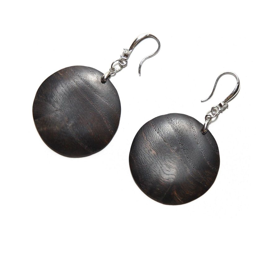Серьги из дерева "Африка"
