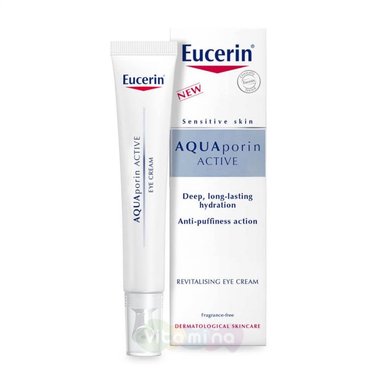 Eucerin AQUAporin ACTIVE Интенсивно увлажняющий крем для кожи вокруг глаз, 15 мл