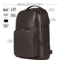 Мужской рюкзак BRIALDI Galaxy (Галакси) relief brown