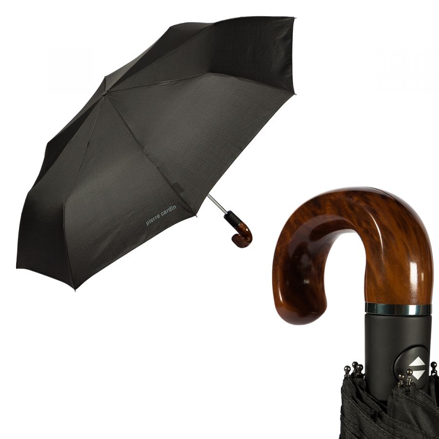 Зонт складной Pierre Cardin 83567-OC Romano Black