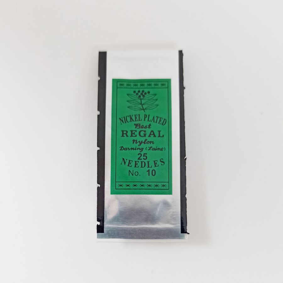 Иголки для бисера, REGAL №10, 25 шт в упаковке, длина иглы 42 мм