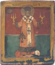 Игнатий Константинопольский святитель икона (рукописная)