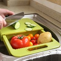 Многофункциональная разделочная доска Outdoor chopping board (цвет зеленый)_3