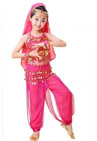 Восточные танцы костюм детский танцевальный Розовый