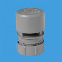 Вентиляционный клапан (аэратор) для канализации; выход компрессионный Ду=40мм; пропускная способность 3 л/сек
