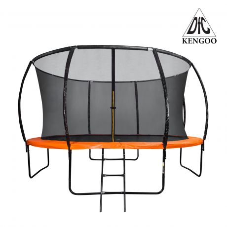 Батут DFC KENGOO Trampoline 14 футов,  с внутренней защитной сеткой.