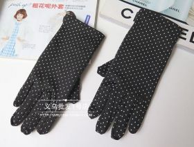 Утепленные перчатки с начесом черные для подростков и женщин