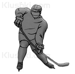 Наклейка-хоккеист на автомобиль Hockey Player (Type 1)