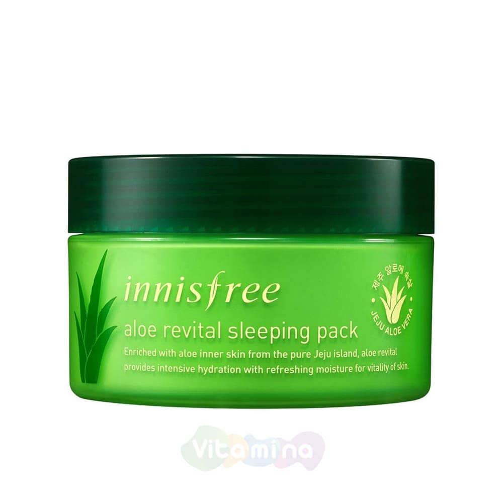 Innisfree Ночная маска с алоэ вера Aloe Revital Sleeping Pack, 100 мл