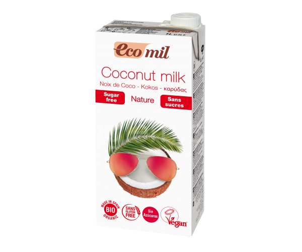 Кокосовое молоко без сахара Ecomil,1000 мл