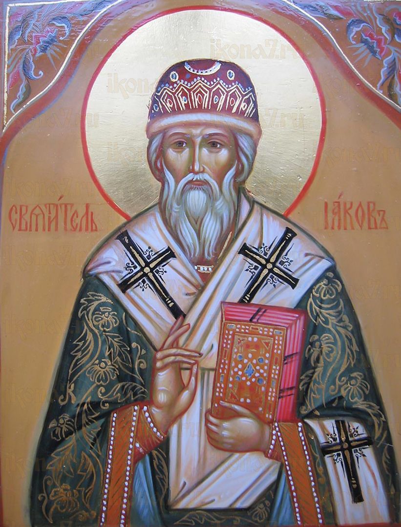 Икона Иаков Ростовский святитель (рукописная)