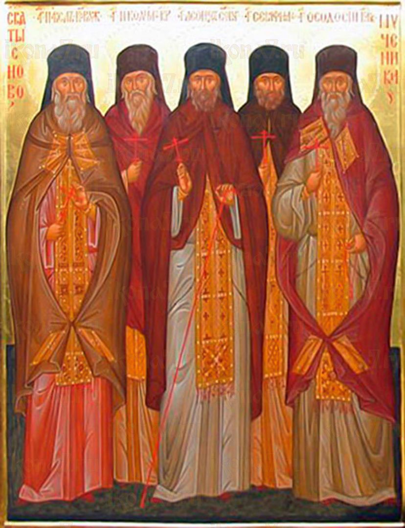 Икона Павел Моисеев преподобномученник (рукописная)