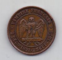 медаль 1870 года AUNC Франция