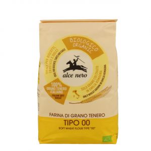 Мука пшеничная тип 00 БИО Alce Nero Farina di Grano Tenero tipo 00 - 1 кг (Италия)