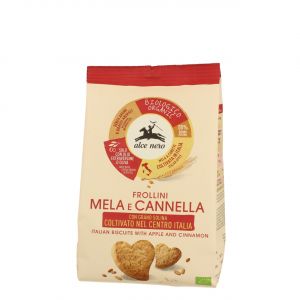 Печенье с яблоком и корицей БИО Alce Nero Frollini Mela e Cannella Biologico - 250 г (Италия)