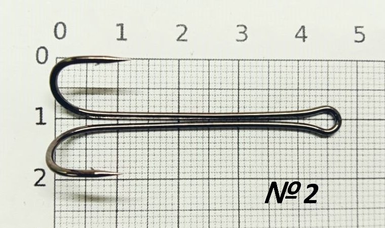 Крючок двойник 2Х, удлиненный. Корея