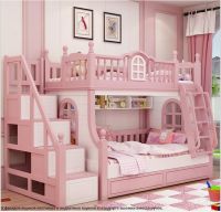 Кровать двухъярусная домик Принцесса Fantasy №IR03