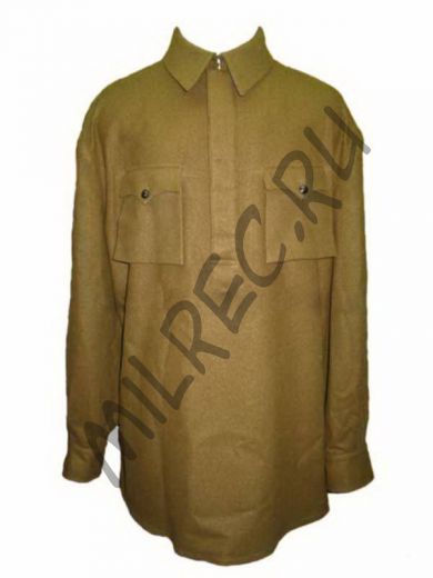 Гимнастерка (рубаха) суконная, комначсостава РККА, образца 1941 года,  реплика  (под заказ)