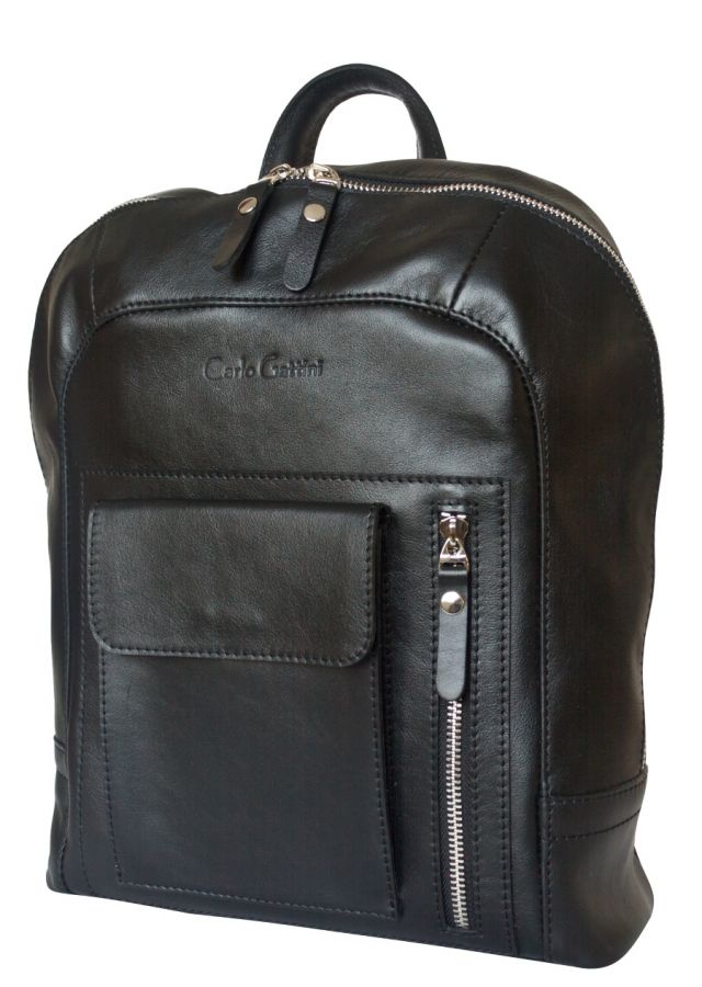 Кожаный рюкзак Carlo Gattini Oristano black 3067-01