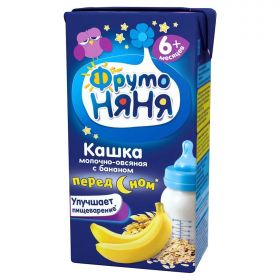 Кашка ФрутоНяня овсяная с бананом молочная 0.2л