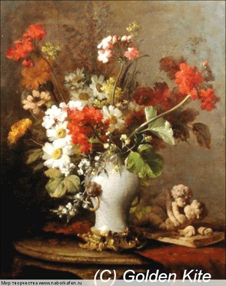 1357 Summer Flowers in a Vase