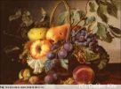 1420 A Still Life With a Basket Of Fruit