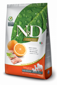 N&D FISH&ORANGE Adult б/з ( Рыба+апельсин для взрослых собак всех пород)