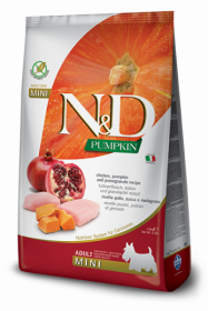 N&D Pumpkin Chicken & Pomegranate Adult Mini (Курица, гранат и тыква для взрослых собак мелких пород)