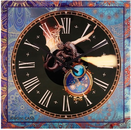 Часы Дракон Casa Riboni