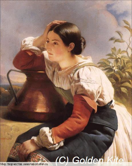 1522 Young Italian Girl by the Well