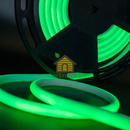 Светодиодная термолента для сауны, 24В, IP68, цвет: Зеленый