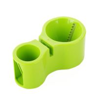 Нож спиральный двойной с точилкой для ножей Spiral Cutter Sharpener (цвет зелёный)_2