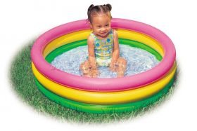 Надувной бассейн для детей от 1 до 3 лет Sunset Glow Baby Pool Intex 58924NP