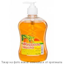 РАДУГА.Жидкое мыло Апельсин 500мл (с дозатором)