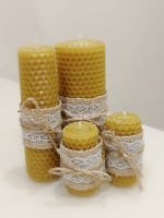 Медовые свечи из натуральной вощины