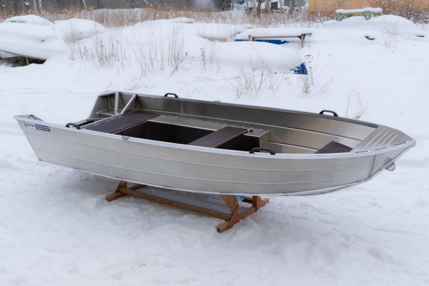 Лодка алюминиевая ВИЗА Алюмакс-415 Лайт