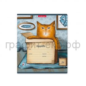 Тетрадь 24л.лин.ErichKrause Cats & Box 46615