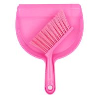 Мини совок с щёткой Dustpan Brush, Цвет Розовый
