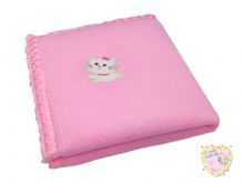 МАМИН МАЛЫШ - Одеяло вязаное розовое V-OD600(mx)-TR