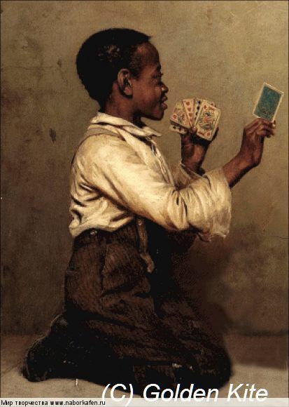 1837 The Card Trick (detail)