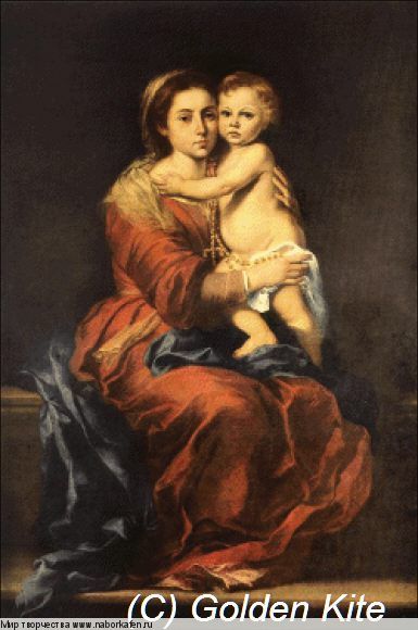 1849 Virgin and Child with a Rosary