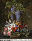 1879 Summer Flowers in a Basket