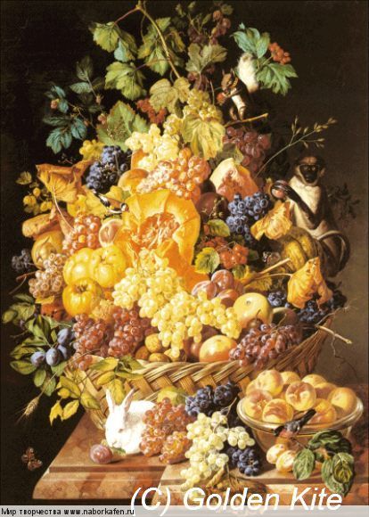 1959 A Basket of Fruit with Animals