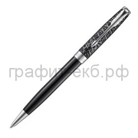 Ручка шариковая Parker Sonnet Black CT латунь лакированная SE18 К541 2054825