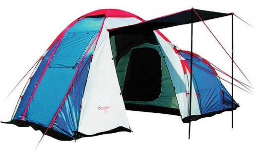Кемпинговая палатка 4 местная с тамбуром Canadian Camper Hyppo 4 royal